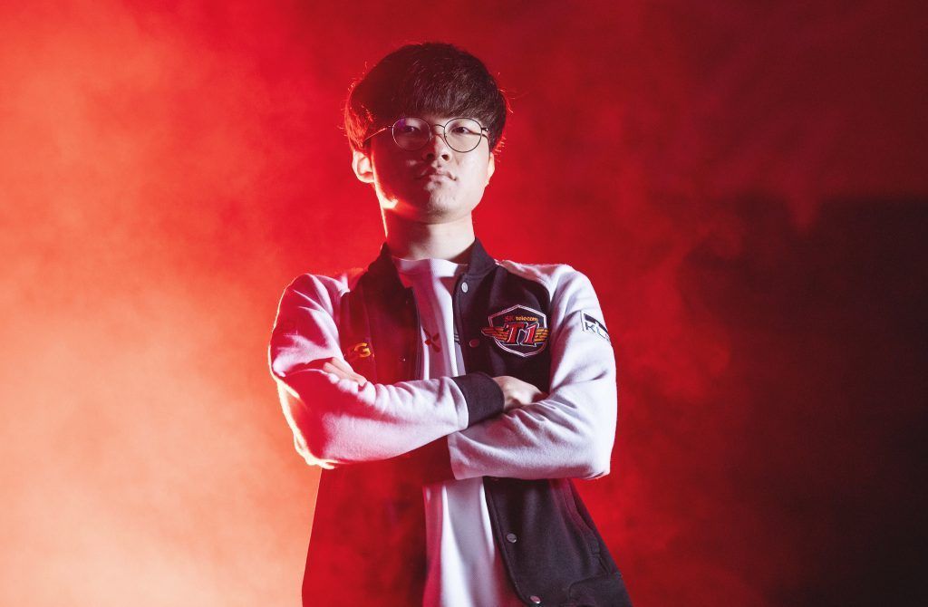 Faker, der beste Spieler in League of Legends.